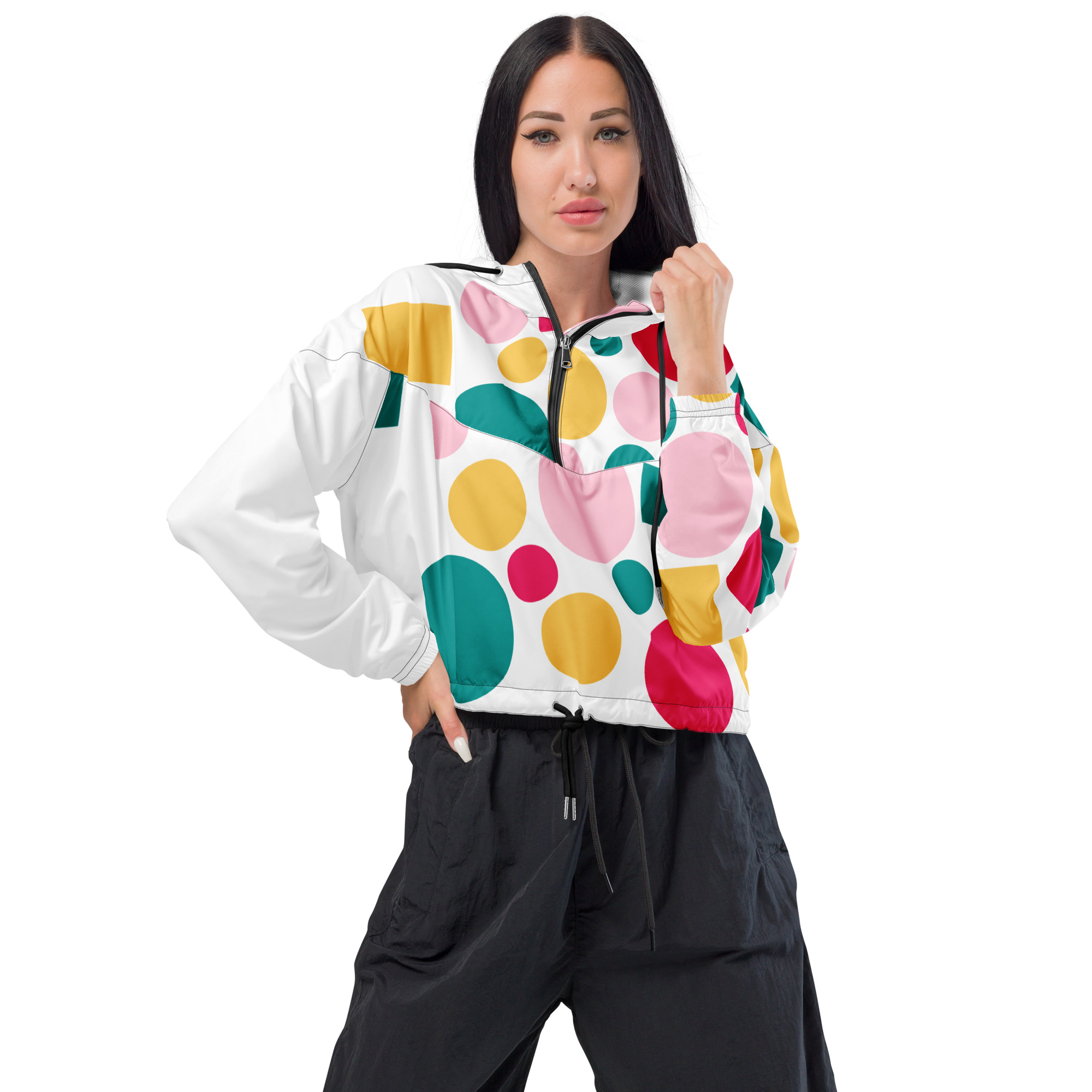 Women’s cropped windbreaker - Image 3