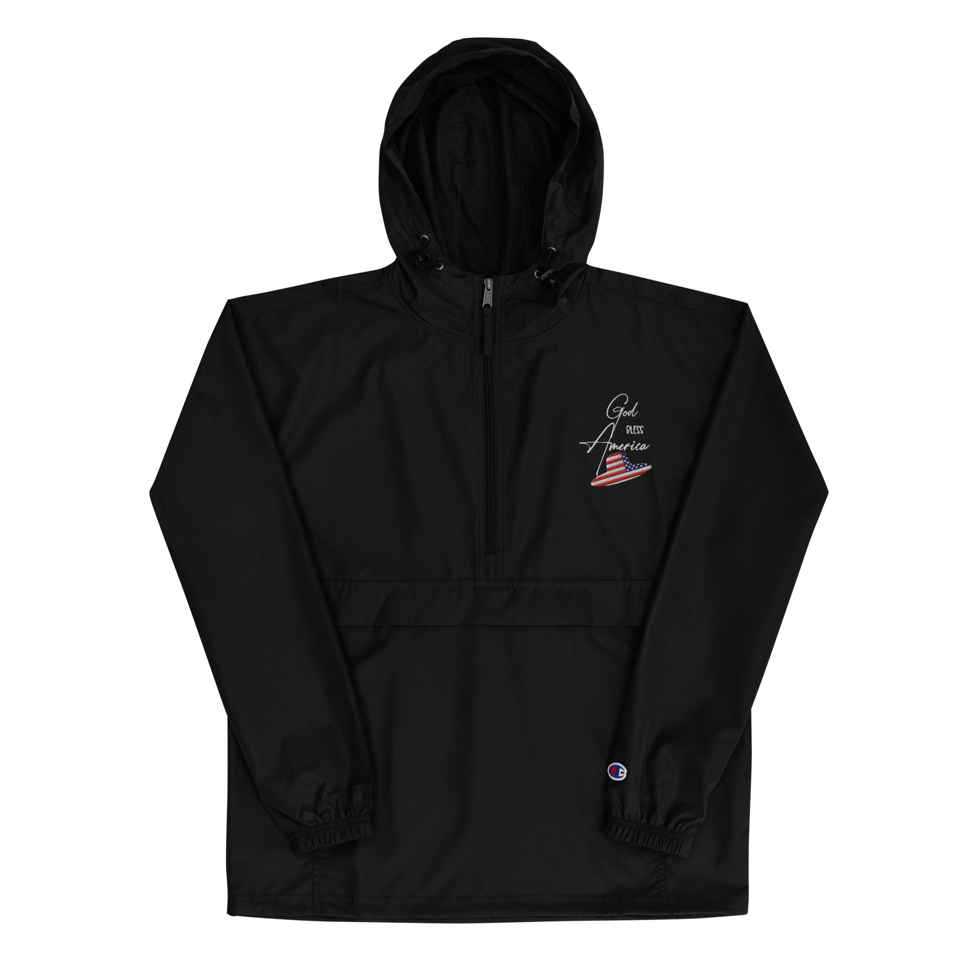 Embroidered Champion Packable Jacket - Image 2