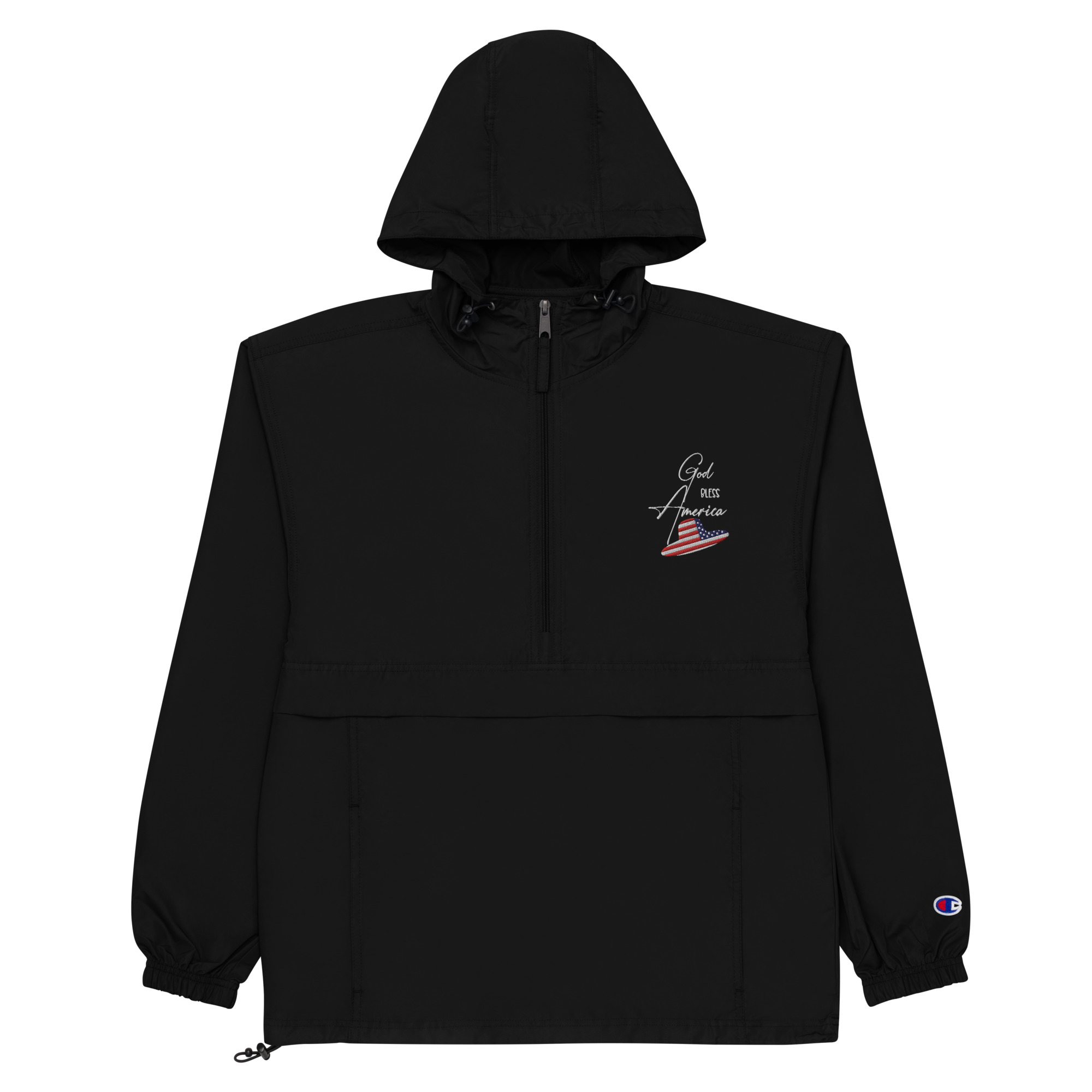 Embroidered Champion Packable Jacket - Image 8