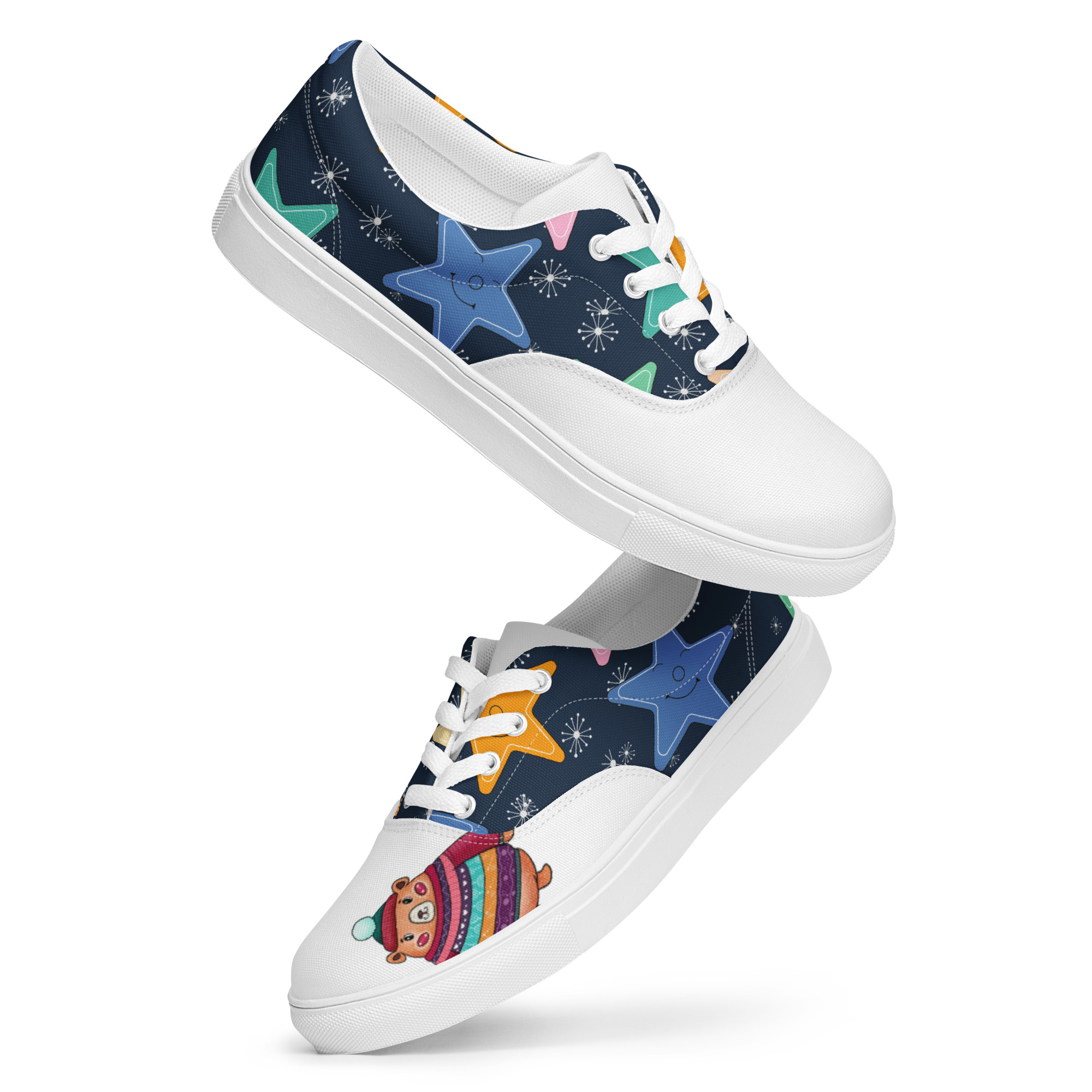 Men’s lace-up canvas shoes