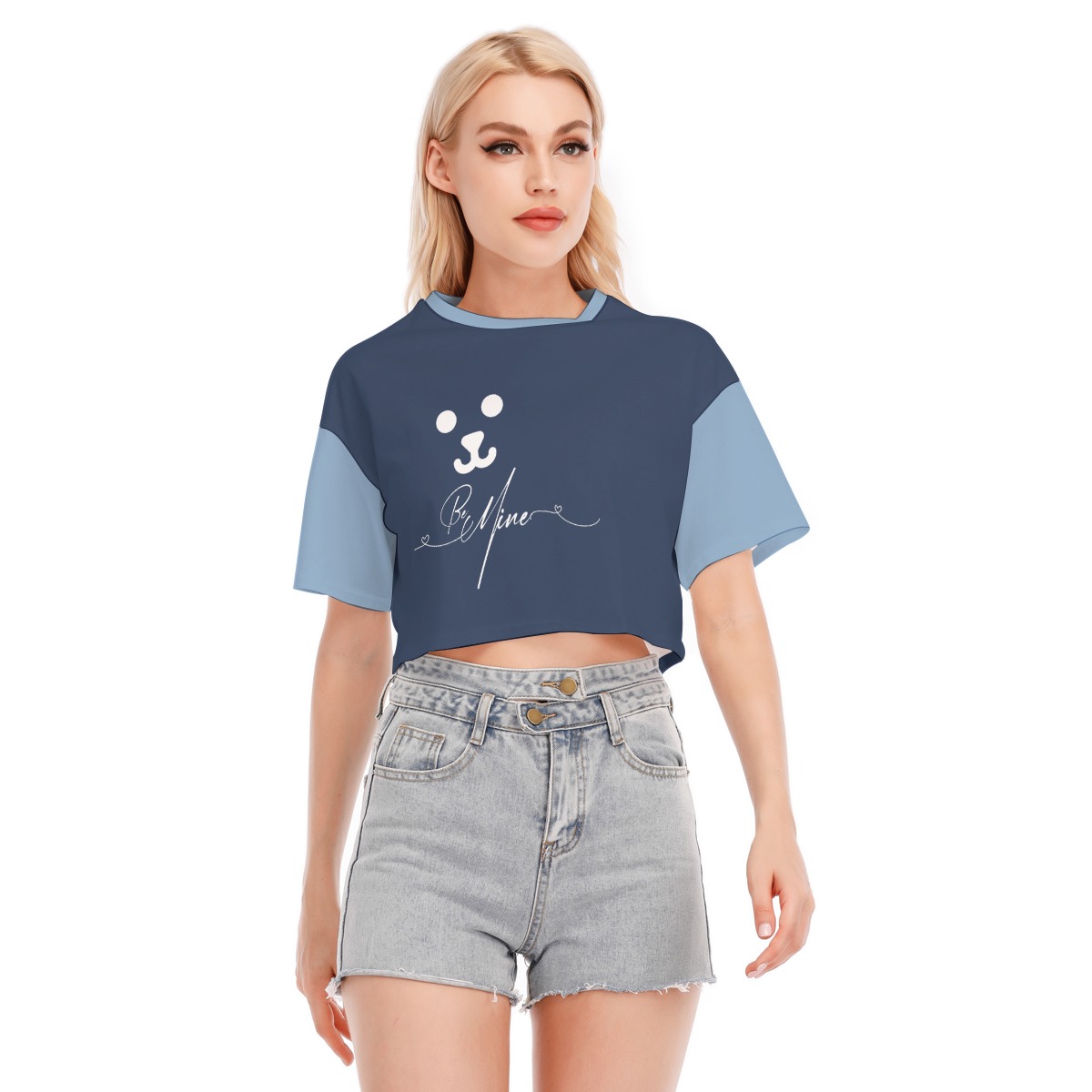 All-Over Print Women's Cropped T-shirt | 190GSM Cotton