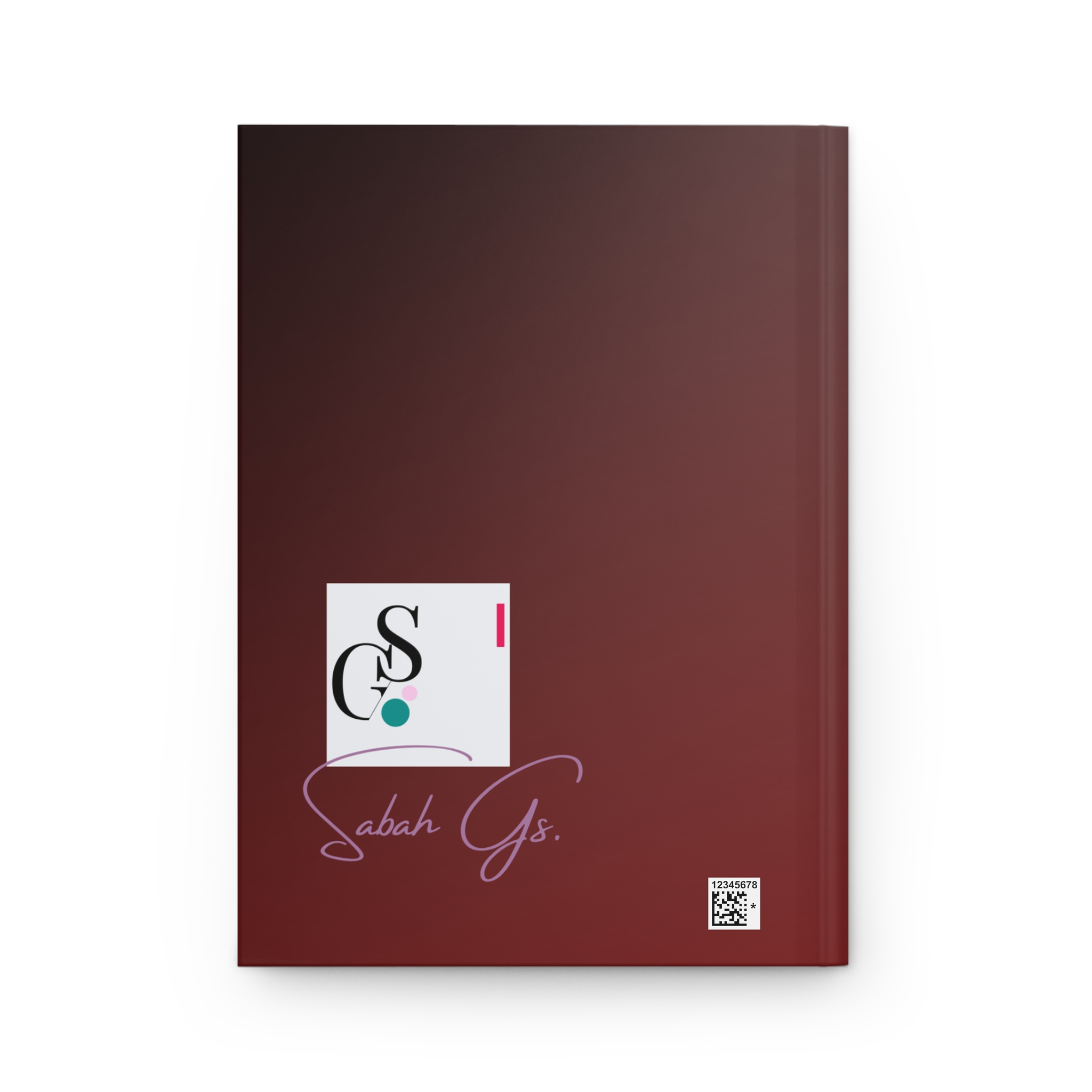 Red Fashion Quote Journal, Stylish Designer Notebook - Image 3